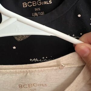 BCBGirls Black and Cream Starry dresses